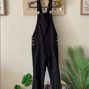 Men’s black overalls